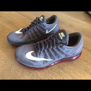 Nike air max grey red